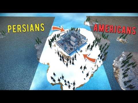 Battle For Castle: Persians vs Samurai vs Native Americans - UEBS 2