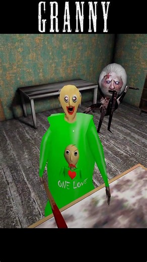 Baldi Granny Vs Spider Angelina Trolling 🔥🗿 #granny #shorts