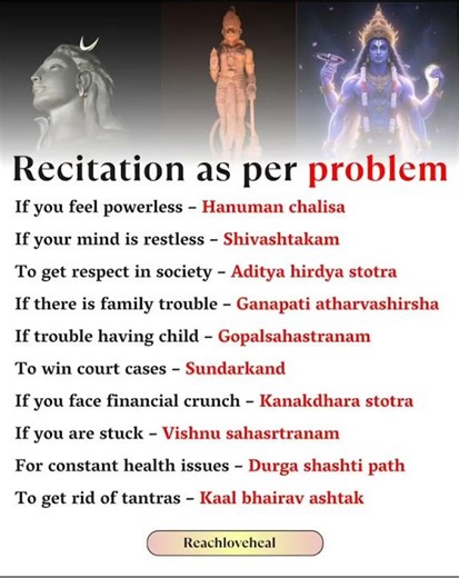 Recite 🗣️ these mantras as per your problems Comment shreem to get blessings✨#recitation #mantra