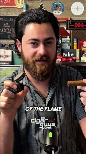 Master Cigar Lighting: Perfect Toast, No Bitter Flavors! #shorts