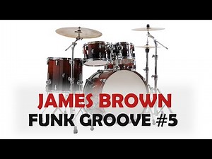 James Brown Drums Funk Groove #5 - Cold Sweat. Fast and Slow Tempo & Play Along