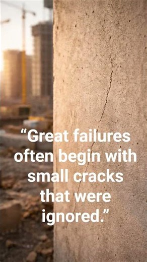 “A small problem today can become a disaster tomorrow.”