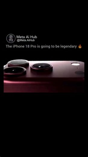 AI | Artificial intelligence | Chatgpt | Viral on Instagram: "The iPhone 18 Pro is expected to exceed expectations. Leaks suggest it will feature under-display Face ID, 48MP cameras on all models, an AI-powered A20 chip, extremely thin bezels, a 120Hz display, and a robust titanium construction designed for power users. #explore #reels #technology #innovation #iphones"