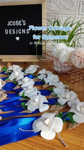 Flower Corsage Ideas for Principal Sponsors