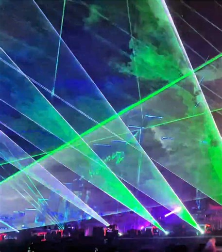 Laser light show performance at the concert: Part A #hengyang #lightingshow #ledlights #stage #peformance