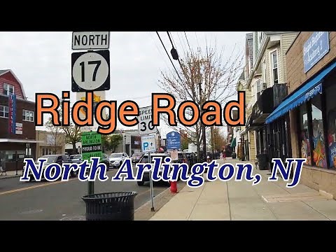 Walking on Ridge Road in North Arlington, New Jersey, USA | Belleville Turnpike to Biltmore St