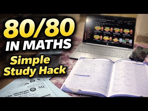 || How to score 80/80 in maths in just 7 days || #CBSE #Maths