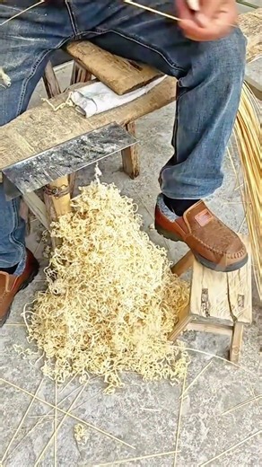 Using A Sharp Blade To Carefully Shave Wood