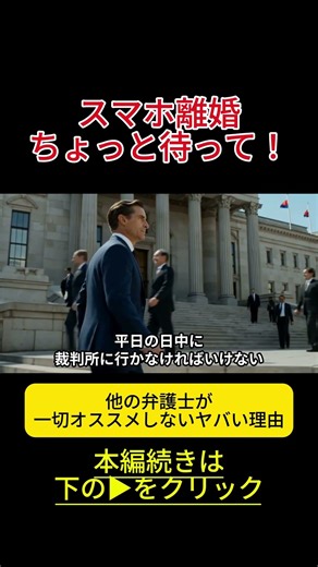 【広告の罠】「スマホで簡単離婚」に現役弁護士が絶対に手を出さない理由#shorts