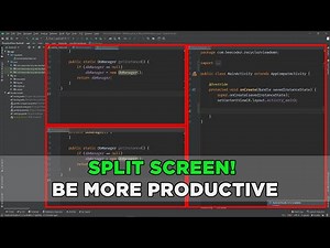 How to SPLIT SCREEN in Android Studio || Productive Coding || Bee Coder