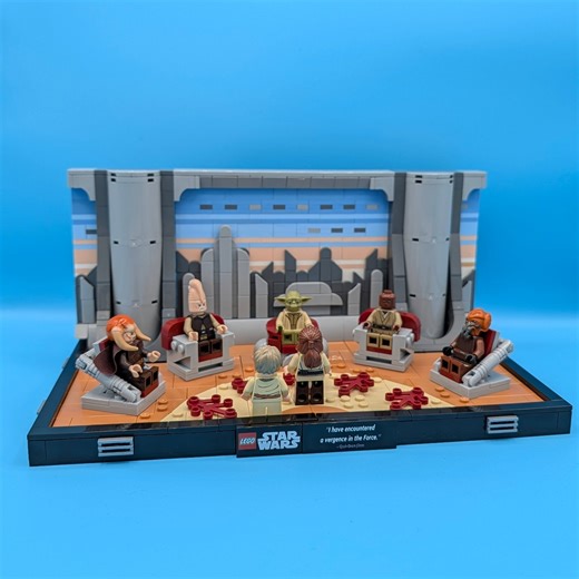 SnotWars_Builds | Diorama MOC MOD – Jedi Council Chamber (Episode I) This project shows the Jedi Council Chamber design by @box_all_bricks on Rebrickable —... | Instagram
