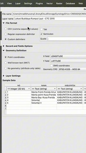 How to Load CSV or Text Data into QGIS (Step-by-Step Tutorial) #shorts #gis #qgis #tutorial