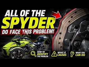 ALL Can-Am Spyders Can Develop This Brake Problem! Here's How to Spot It