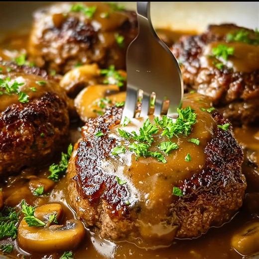 Smothered Hamburger Steaks Magic Tender, flavorful beef patties simmered in a creamy mushroom gravy—comfort food perfection for laid-back dinners at home. Ingredients Patties: 1 lb ground beef ¼ cup breadcrumbs 1 egg ¼ cup minced onion 1 teaspoon salt | Stir of Comfort