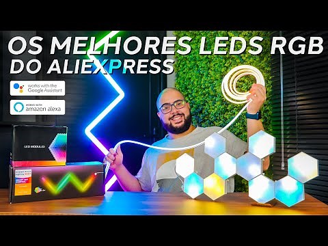 As Decorações Mais Lindas do AliExpress! RGB de Qualidade, Endereçável e Compatível com Alexa!