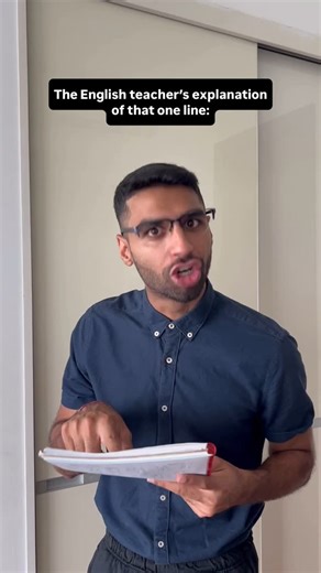 Avi Dixit on Instagram: "They be taking 4 hours to explain one word 😂 #english #teacher #comedy #reels"