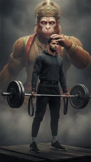 Trending Lord Hanuman GYM Video Editing IViral Hanuman Gym Ai Video Edit #ai #aiart #viral #shorts