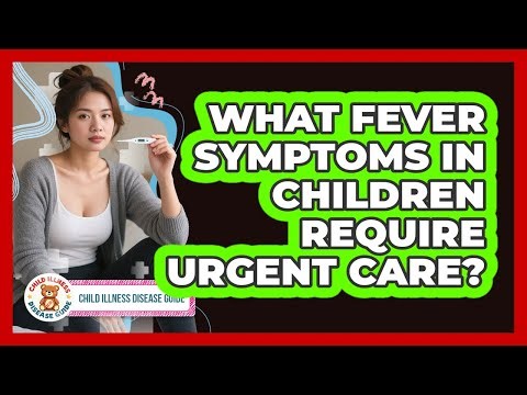 What Fever Symptoms In Children Require Urgent Care? - Child Illness Disease Guide