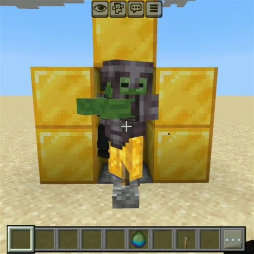 minecraft zombie netherite armour #minecraft #trending #gaming