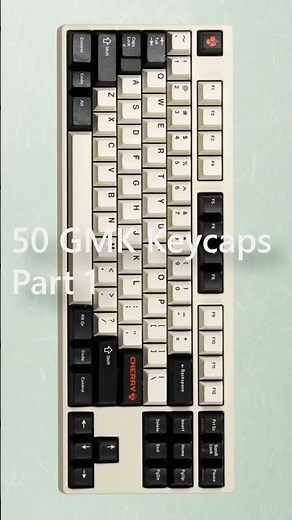50 GMK Keycaps - Part 1 #gmk키캡 #gmkkeycap #gmk