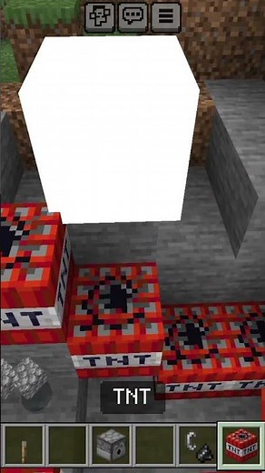 The invincible mystery block in Minecraft #minecraft # Alpinealine#trend#block#invinsible#rock