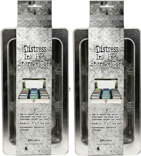 Amazon.com: Tim Holtz - Ranger Distress Ink PAD TIN,兩件一組 : 藝術、手工藝與縫紉