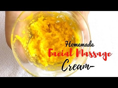 Homemade Facial Massage Cream For Glowing Bright And Smooth skin
