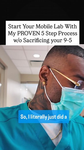 Let me just drop the steps below so you can see how my mentees do it inside our 1:1 mentorship 👇Step 1: We set up your direct lab partnership — no middleman.Step 2: We connect your CRM so you can track orders and payments.Step 3: You start marketing your own services — nurse drop-offs, blood collections, mobile draws — all under your brand.Step 4: You keep 100% of your profits and grow your patient base.That’s it !! This is the exact system I used to go from doing third-party kits to building m