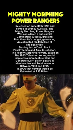 The First Power Rangers Movie. #powerrangers #edit #reels #shorts #history #fyp #trendingshorts