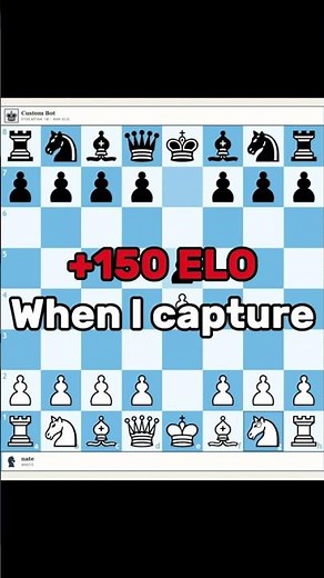 This Chess Bot Get STRONGER Any Time I Capture!