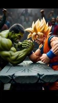 Will Hulk Defeat Goku ? 🤔 #shorts #trending #hulk