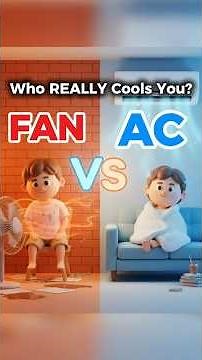 Fan vs. AC: Who ACTUALLY Cools You Down? 💨❄️