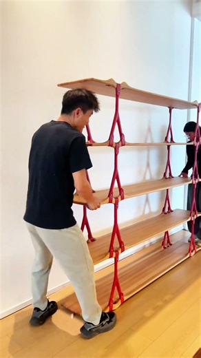 MINIMALIST but Bold! Hand Assembling the Red Wave Rack 🌊