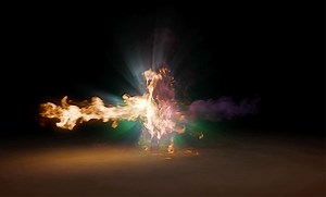 Create Fire vs Smoke With C4D TurbulenceFD