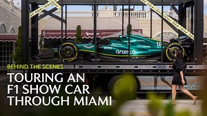 12K views · 407 reactions | Touring an F1 show car through the streets of Miami? We did that. Go behind the scenes of our 'Art Car' installation - as we turned heads and made a statement in the Sunshine State, bringing the magic of F1 to the people of Miami. | Aston Martin Aramco Formula One Team | Facebook