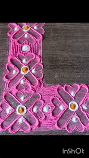 चौरंग विशेष एक बोटाने काढा झटपट रांगोळी! #margashirsh # rangoliart #viralrangoli #easybordermuggulu