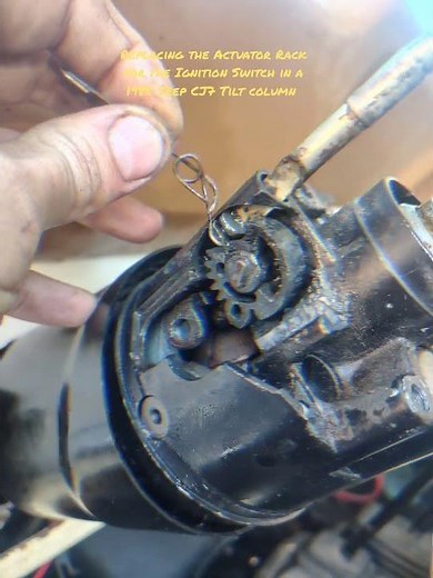 Jeep CJ Tilt Column Ignition Switch Repair