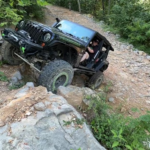 98K views · 2.2K reactions | V8 Wrangler JK almost flipped Going up this obstacle... #jeep #jeepwrangler #4x4 | OFF ROAD N CHILL | Facebook