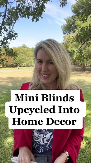 Upcycling Mini Blinds Into Unique Home Decor Ideas
