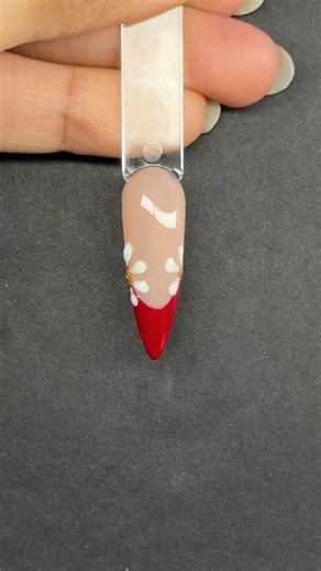 Easy French nail art ❤️ DIY nail design | Beginner friendly #beginnerfriendly #diynails #frenchnails