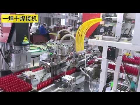 Fully automatic lighter assembling line