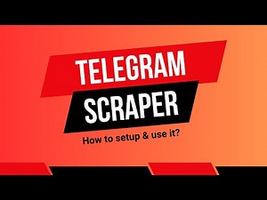 Telegram Scraper | Scrape members from one group to another | Setup Telegram Scraper