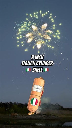 🇮🇹 CYLINDER SHELL 3 inch | Cylindrical Stars and Butterflies | Pyrotechnica Catapano #feuerwerk