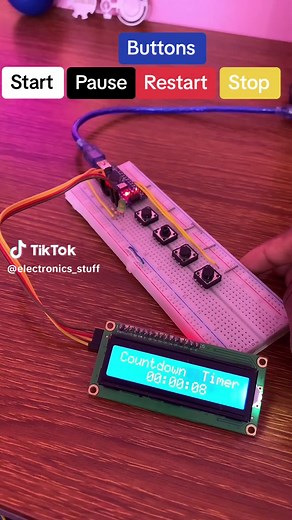 Countdown timer Arduino #electronics #engineering #education #fypシ゚viral #fy