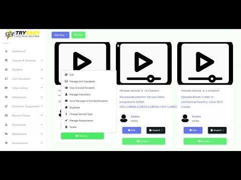 Project and Learner Management System Demonstration Video