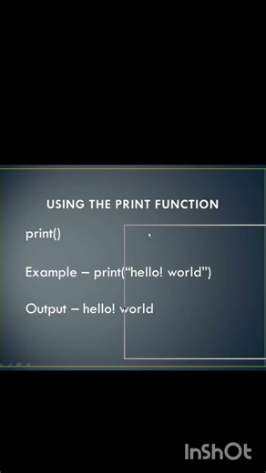 Ger started with python|(using print function)