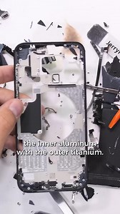 The iPhone's Titanium Chassis Is a Work of Art. | Jerry Rig Everything