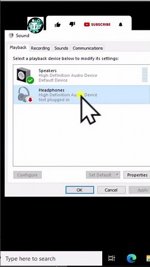 Fix sound not coming through headphones windows 10 ( Quick Step )