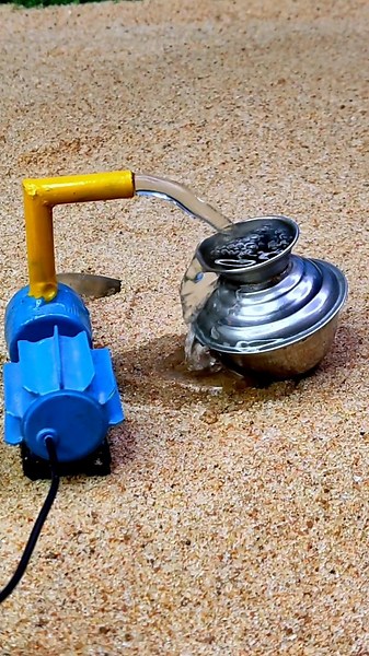 Mini motor water pump science project water with supply motor pump cow drink tractor #shorts #short