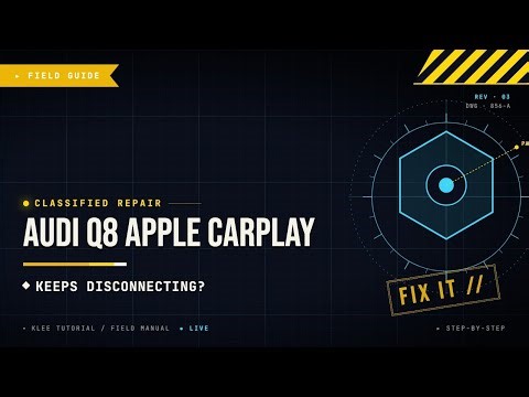 Audi Q8 Apple CarPlay Keeps Disconnecting: Proven Solutions